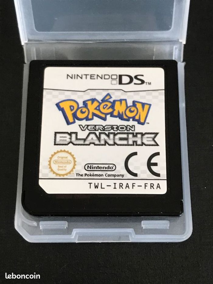 AUTHENTIQUE Pokémon version Blanche pour Nintendo DS 2DS 3DS - photo numéro 2