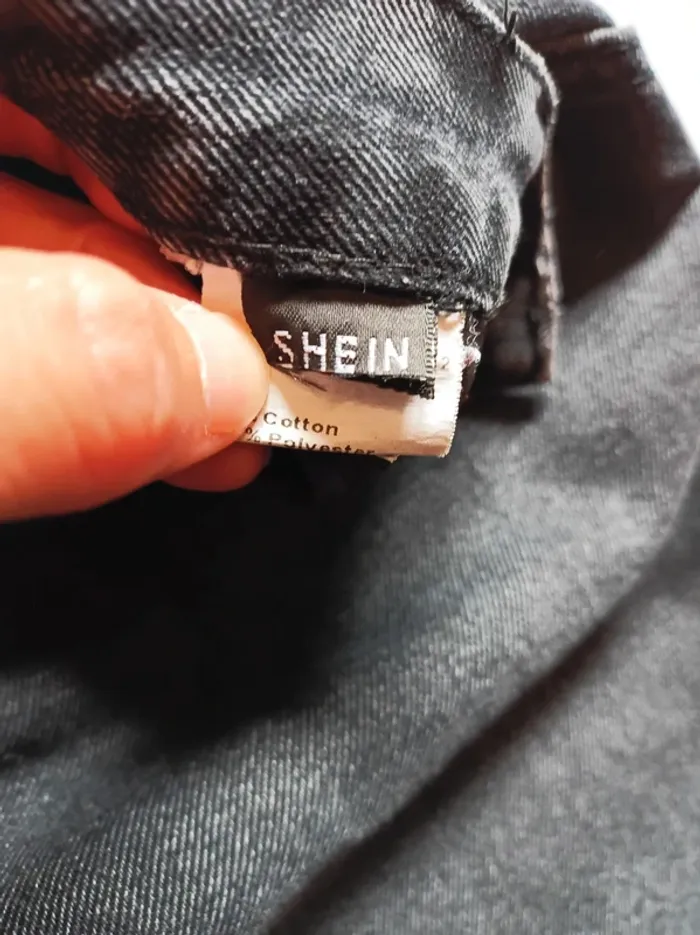 Jeans fille gris noir Shein - photo numéro 6