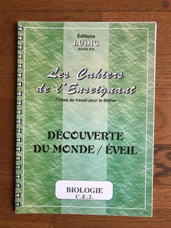 Biologie Cycles 2 et 3 - Fichier photocopiable - LUDIC