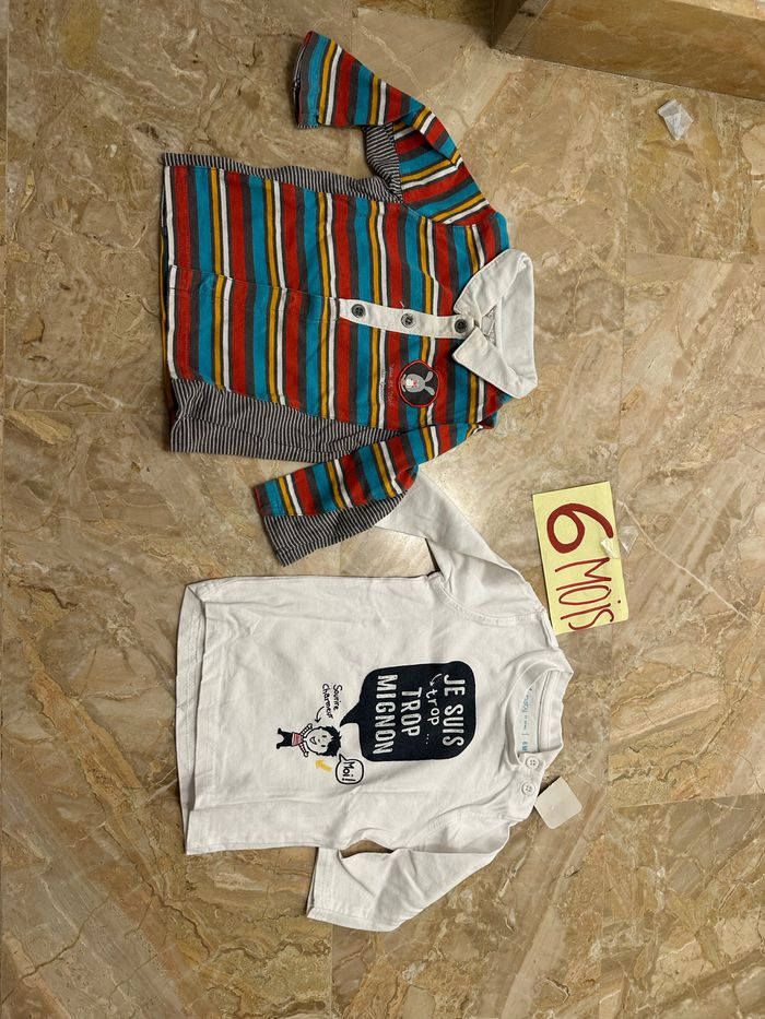 T shirts 6 mois
