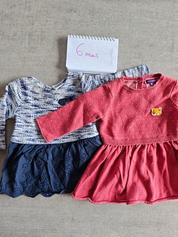 Lot 2 robes 6 mois
