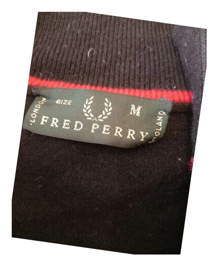 Veste fine, Fred Perry Noir édition limitée logo or - photo numéro 3