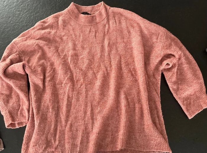 Pull avec laine rose Ms mode - photo numéro 2