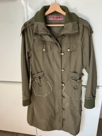 Veste coton kaki Antognini taille S