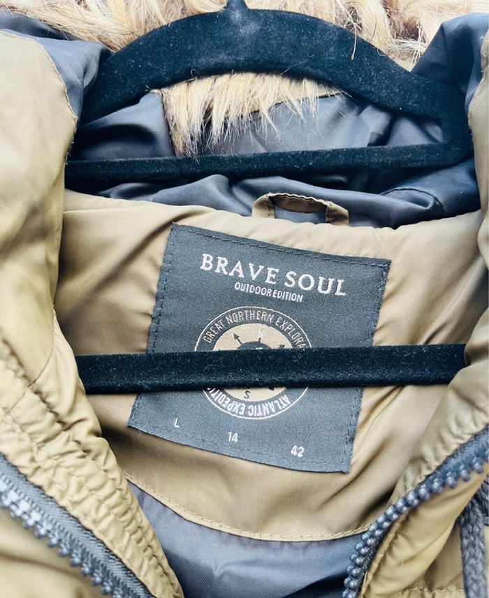 Doudoune kaki - Taille L - photo numéro 7