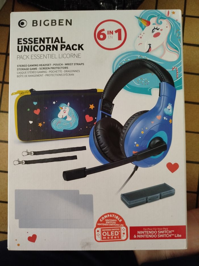 Pack Switch accessoires licorne