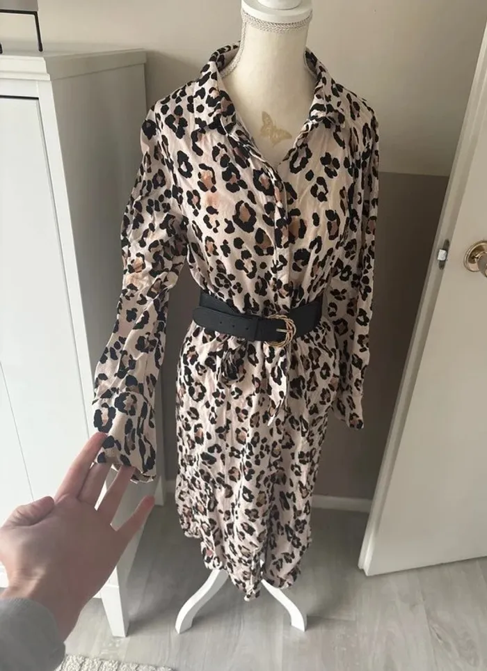 Robe léopard 38 camaïeu