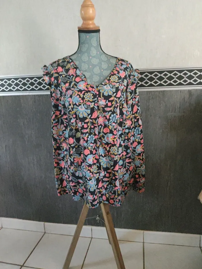 Chemisier imprimé taille 48 - photo numéro 5