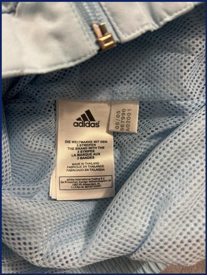 Veste Adidas Vintage Enfant Bleu Taille 5 ans - photo numéro 7