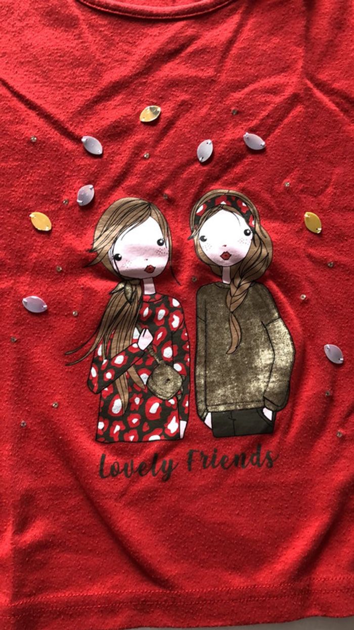 Sweat-shirt rouge - photo numéro 2