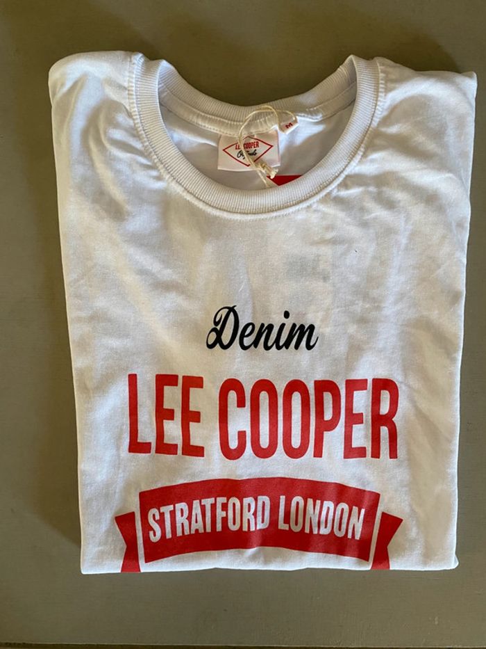 Tee shirt Lee Cooper blanc neuf avec étiquette taille M / L - photo numéro 18
