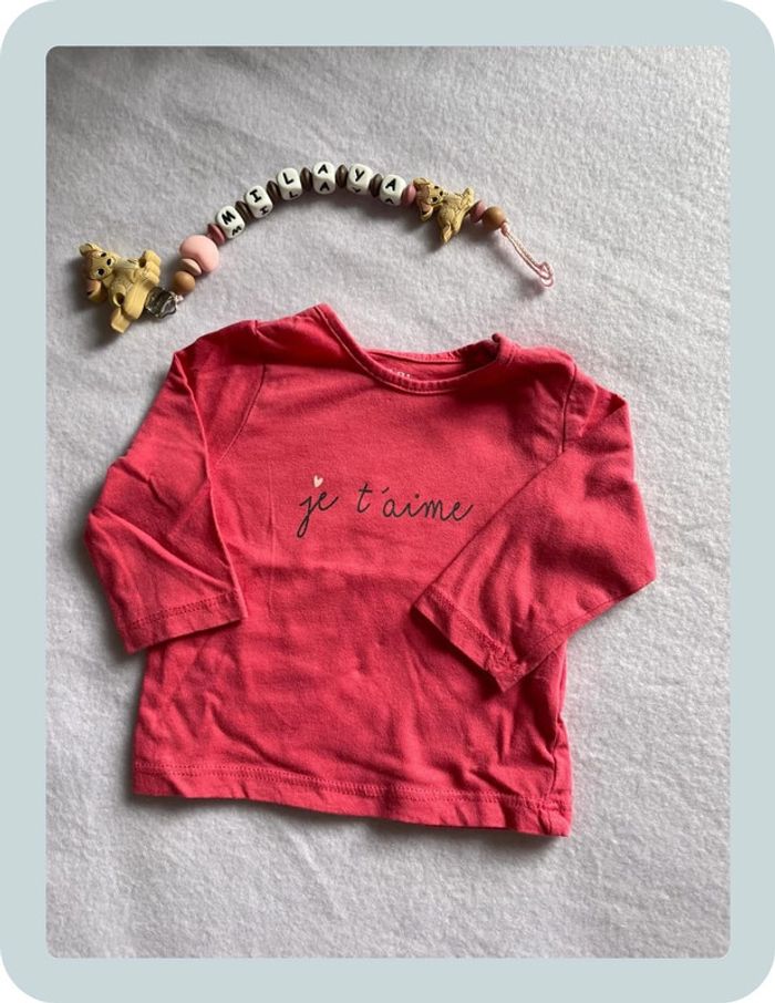 Tee shirt fille 3 mois - photo numéro 2