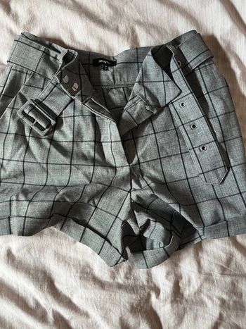 Short à carreaux