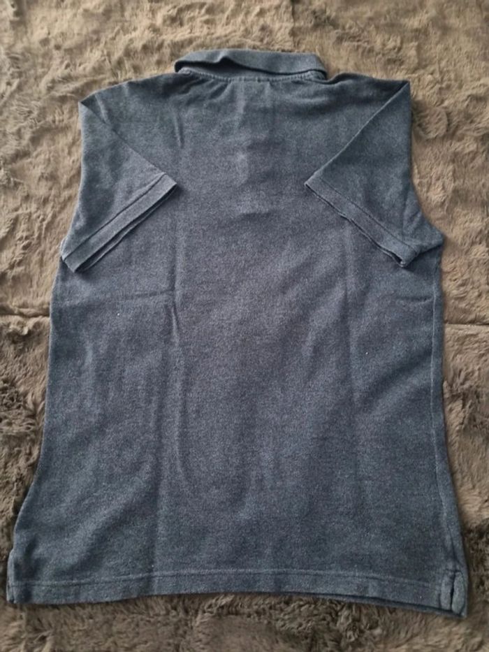 Polo Lacoste bleu gris – Taille M Homme - photo numéro 3