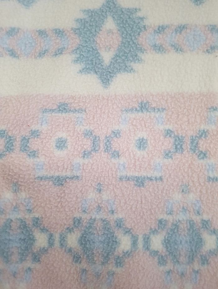 Sweat rose, bleu, blanc, 12 mois - photo numéro 5