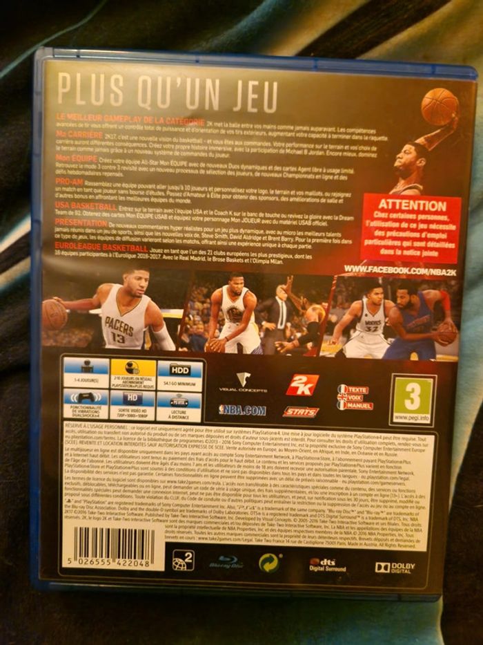 Nba 17 ps4 - photo numéro 2