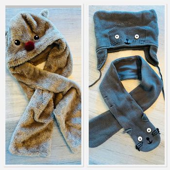 Lot bonnets écharpes - taille 18-24 mois