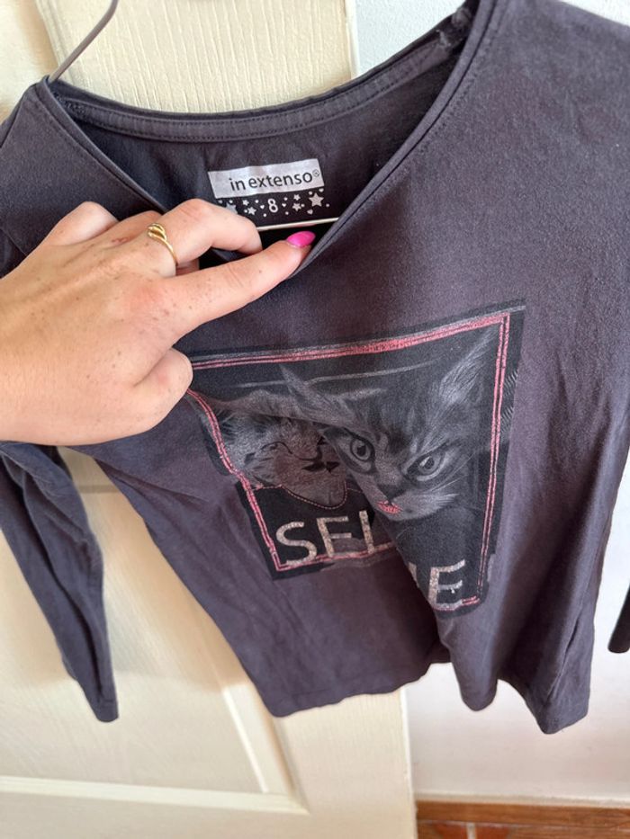 Lot de Tee-shirts manche longue 8ans - photo numéro 4