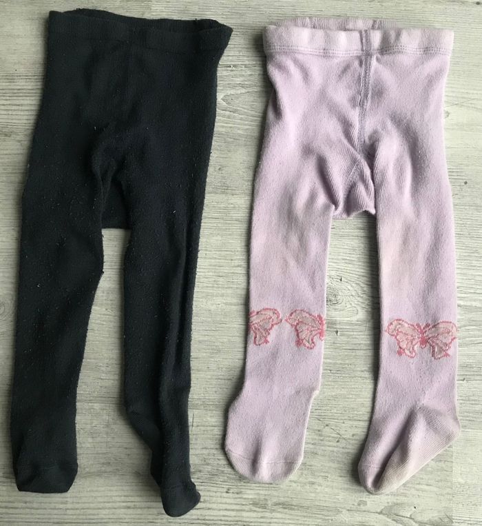 Lot 2 collants 9/12 mois - photo numéro 2