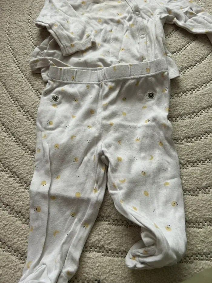 Pyjama 2 pièces blanc - photo numéro 3