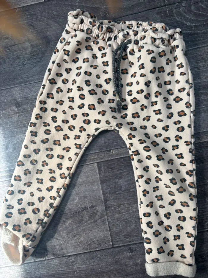 Ensemble leopard fille jogging 36 mois - photo numéro 5