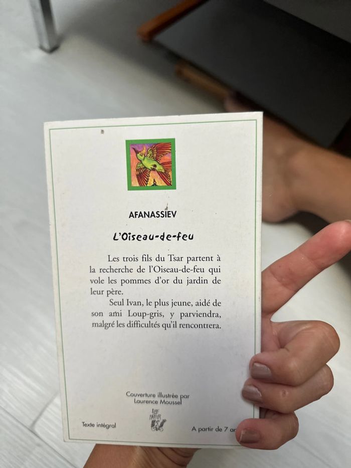 Lot de deux livres lire c’est partir l’oiseau de feu et grosse peur dans l’ascenseur - photo numéro 3