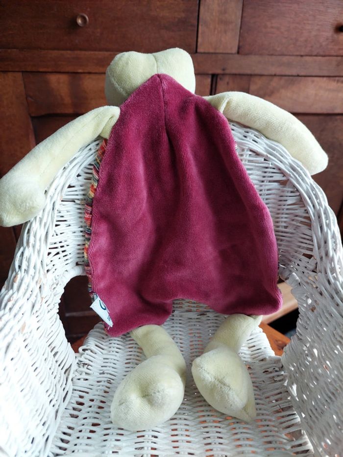 #P5 - Doudou plat grenouille Moulin Roty - photo numéro 4
