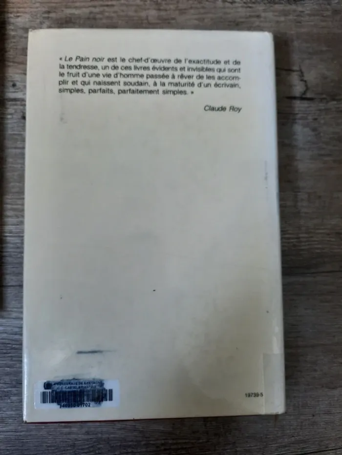 Livre: Le pain noir de Georges~Emmanuel Clancier - photo numéro 3