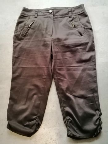 Pantacourt marron Taille 38 Phildar