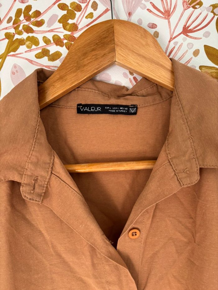 Chemise légère marron - photo numéro 2