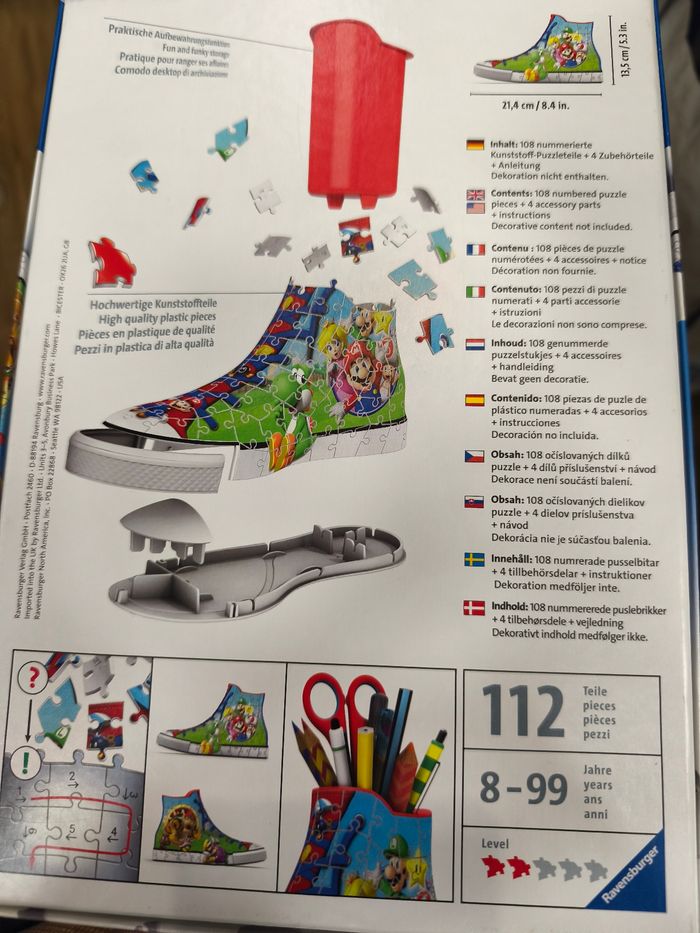 Puzzle 3D mario - photo numéro 2