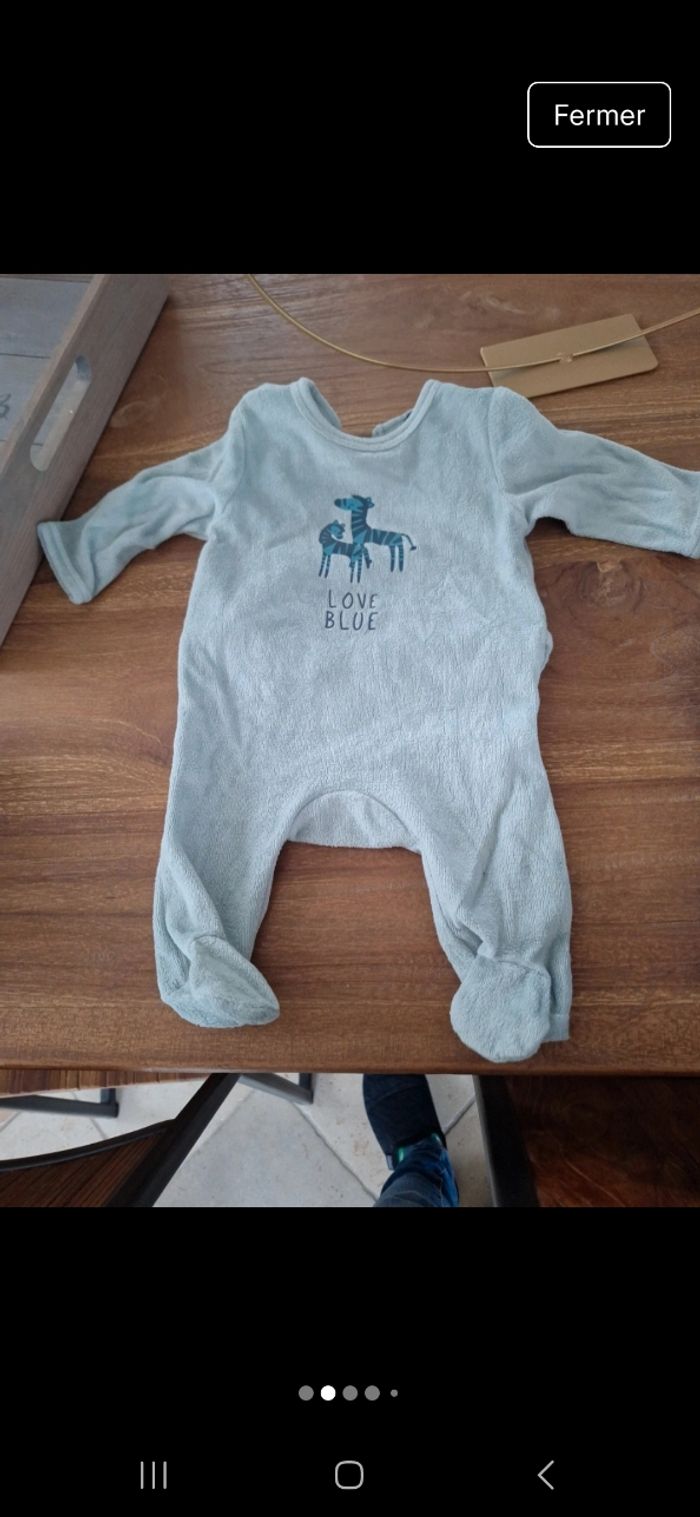 Lot de 7 pyjamas taille 1 mois - photo numéro 2
