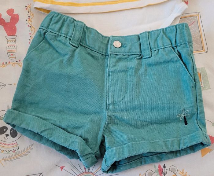Ensemble t-shirt body + short 6 mois - photo numéro 10