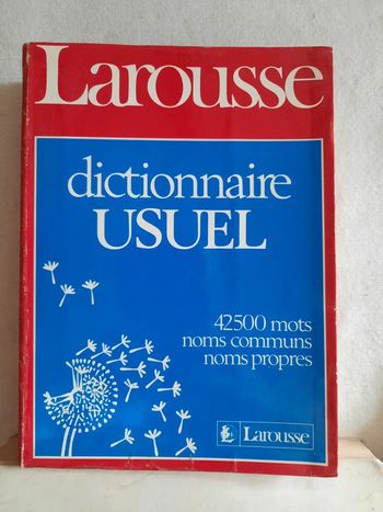 Larousse, dictionnaire usuel.