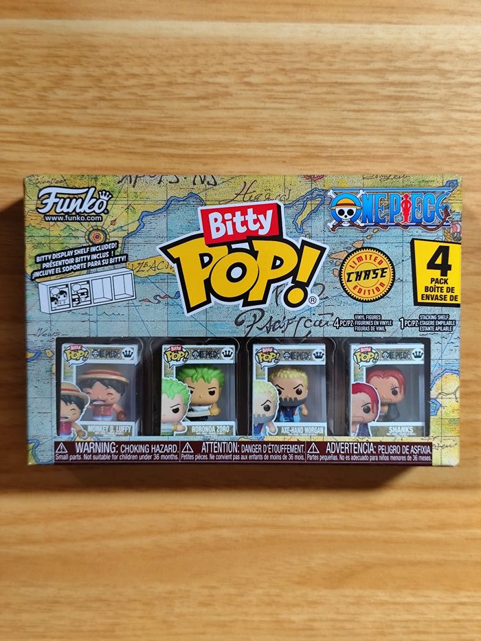 Lot 2 Boîtes X4 Bitty Pop! - One Piece (Luffy, Zoro, Nami, Shanks, Smoker, Arlong) - photo numéro 2