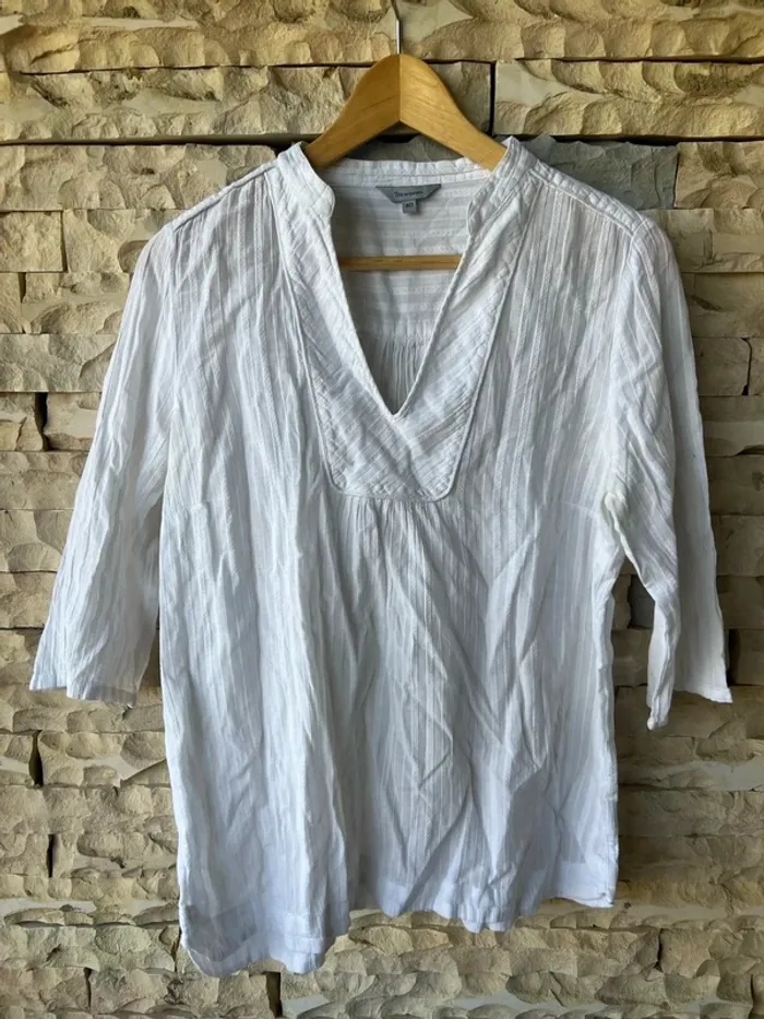 Chemise / blouse vintage - taille 40 - neuve - photo numéro 2