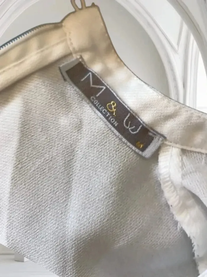 Combinaison sans manches M&W collection ,col ouvert,coupe fuselé ,taille mi-haute - photo numéro 11