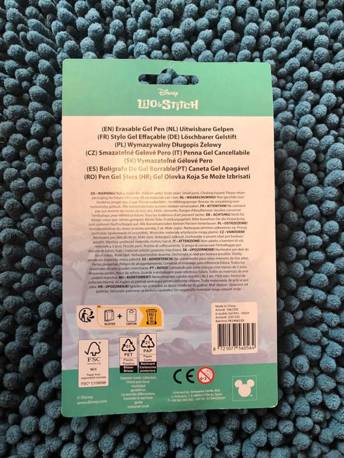 Lot de 3 stylos stitch - neu fs - photo numéro 3