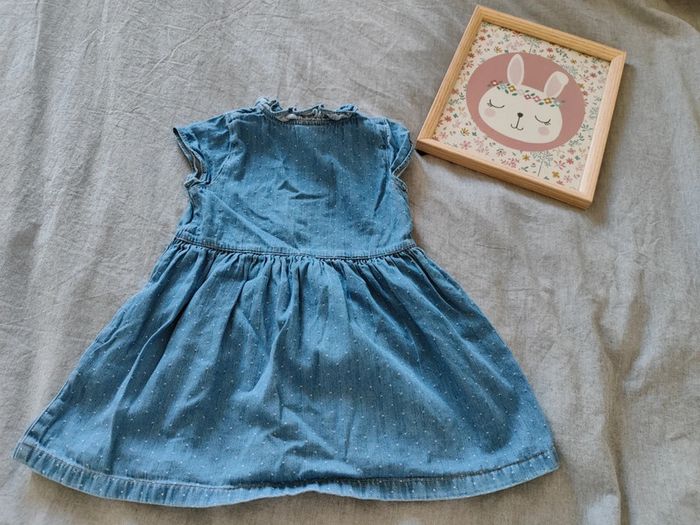 Robe en jean à pois 18 mois Petit Bateau - photo numéro 3