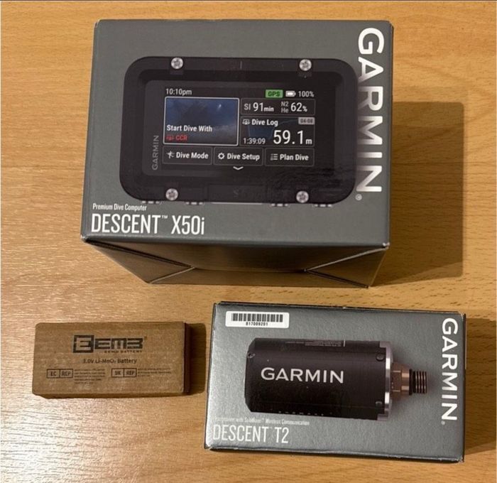 G ar min Des cent X 50 i plus  G ar min tr an s mit t er 2