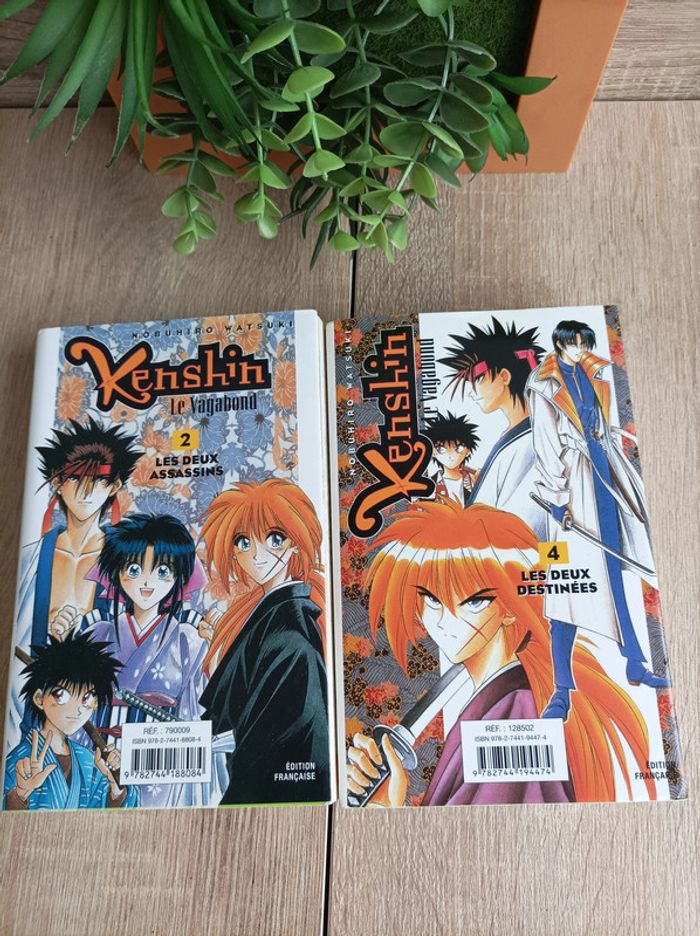 Lot 2 Manga Double Kenshin Le Vagabond (n° 1/2/3/4) - photo numéro 4