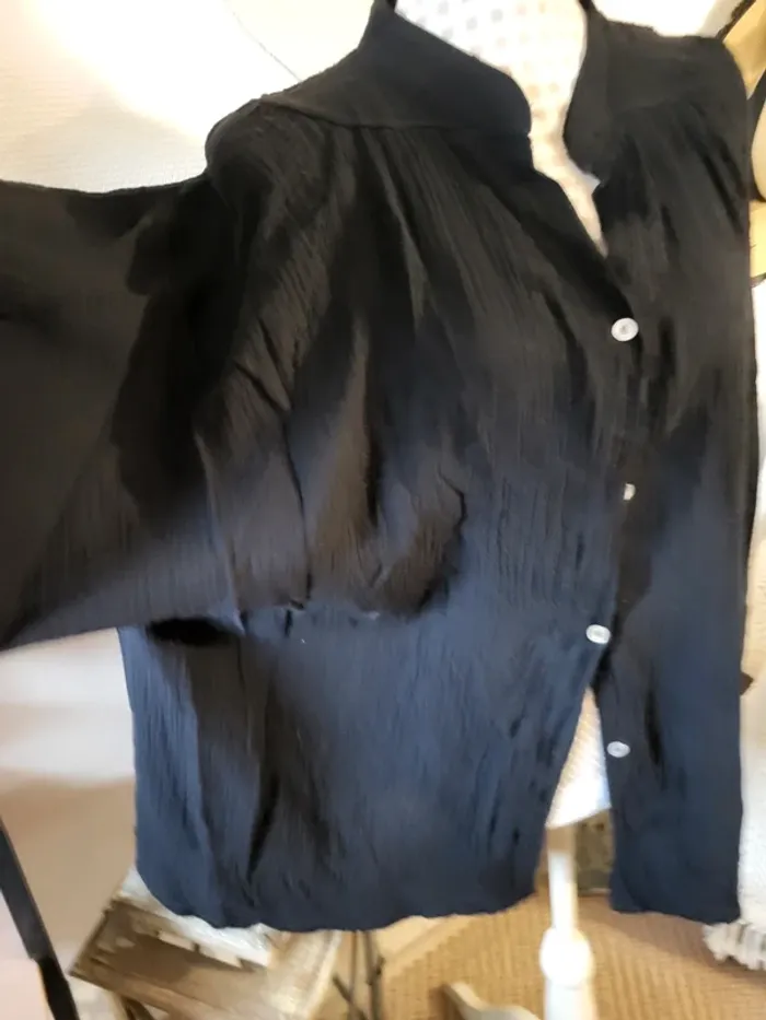 Chemise gaz de coton overzise - photo numéro 4