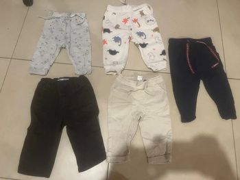 5 pantalon taille 6 mois