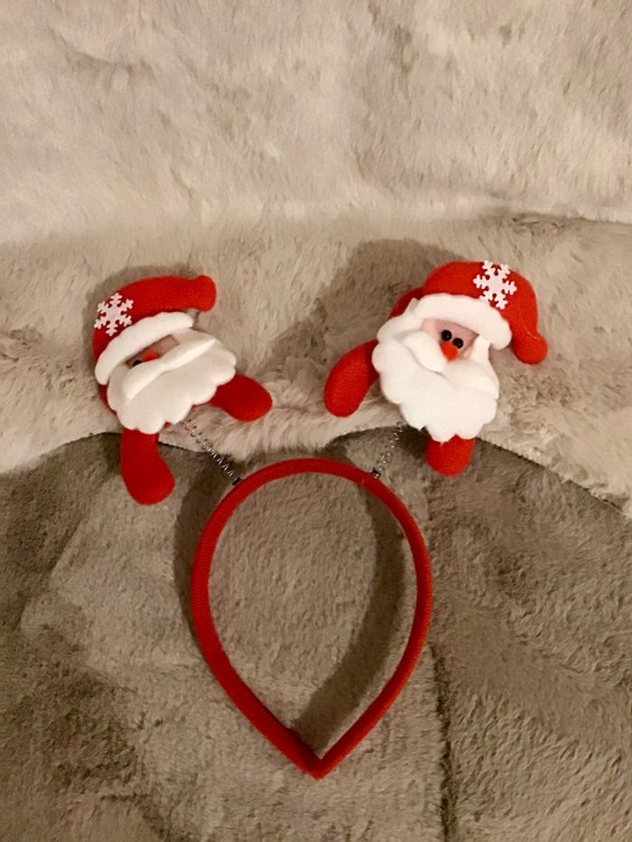 Serre tête père Noël taille unique (1223) - photo numéro 2