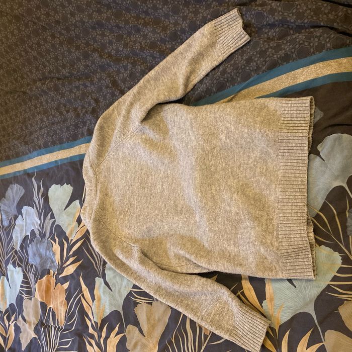 Gilet gris, épais, manches longues, taille 36 - photo numéro 3