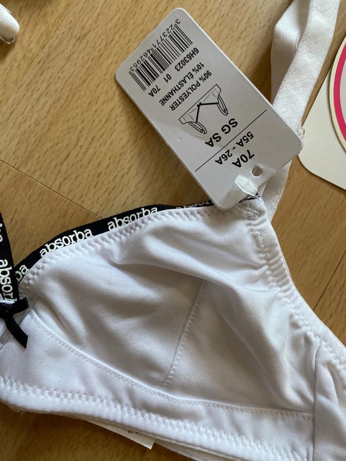 Soutien gorge soutien-gorge Absorba 70A Neuf - photo numéro 2