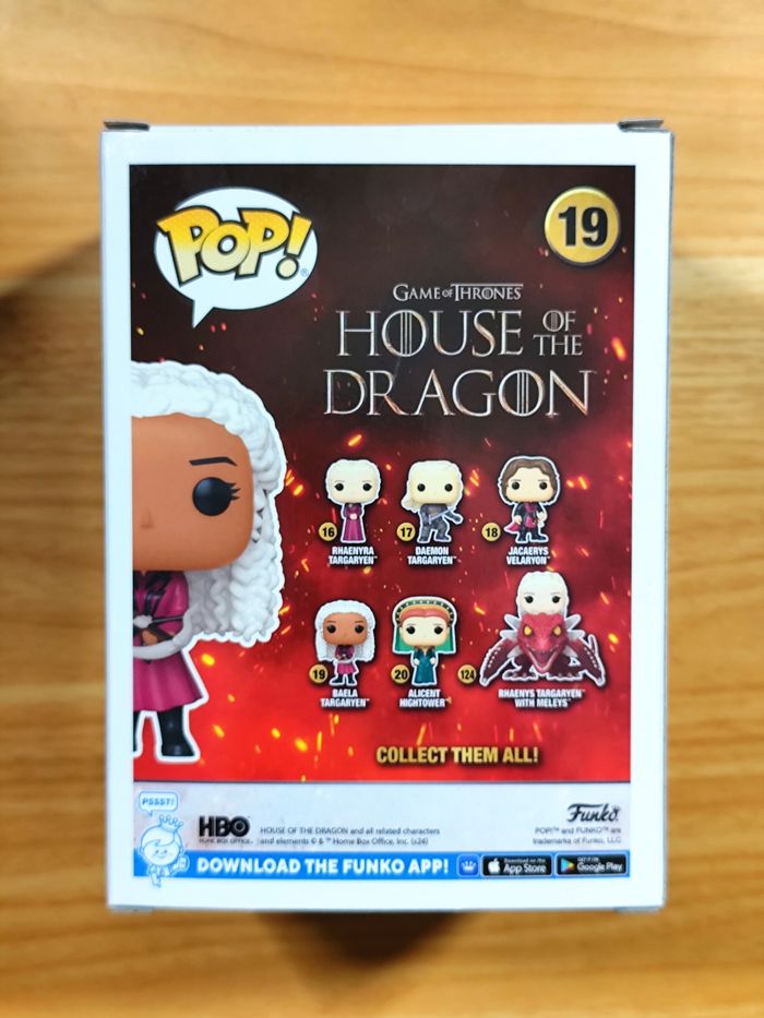 Lot De 3 Pop! GOT - Crabfeeder 14 / Baela 19 / Alicent 20 (House of the Dragon) - photo numéro 7