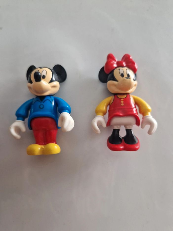 Figurine lego fabuland set 4165, mickey et minnie