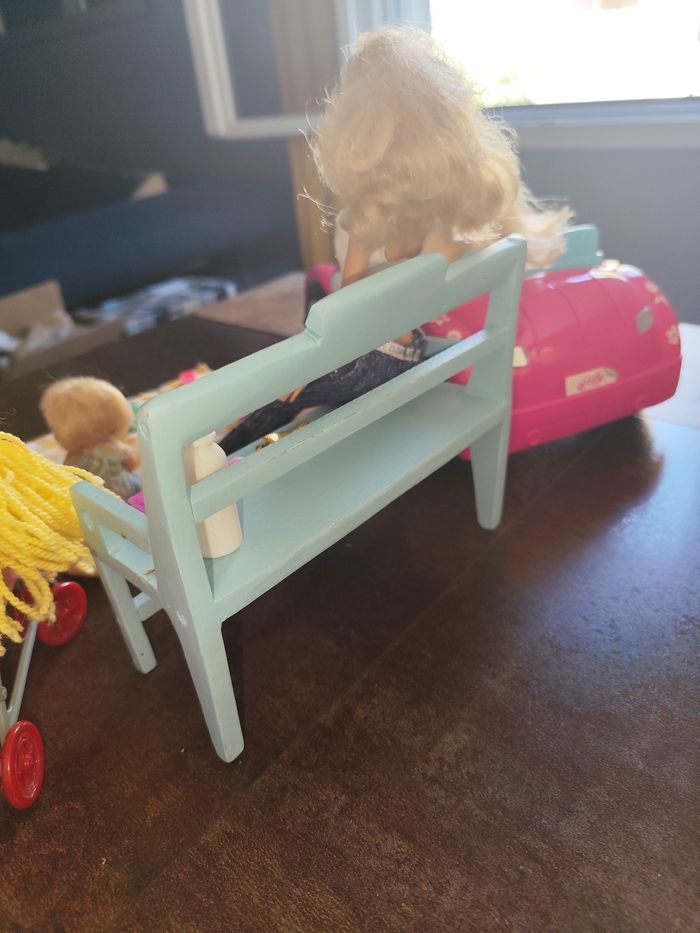 Barbie lot voiture poney poussette accessoires - photo numéro 7