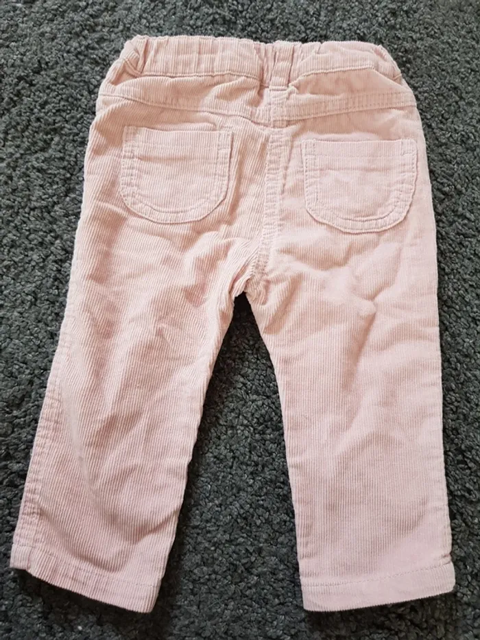 Pantalon velours rose, Tape à l oeil 1 an - photo numéro 3